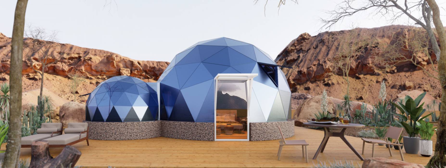 茂港区球形智能光伏玻璃星空房